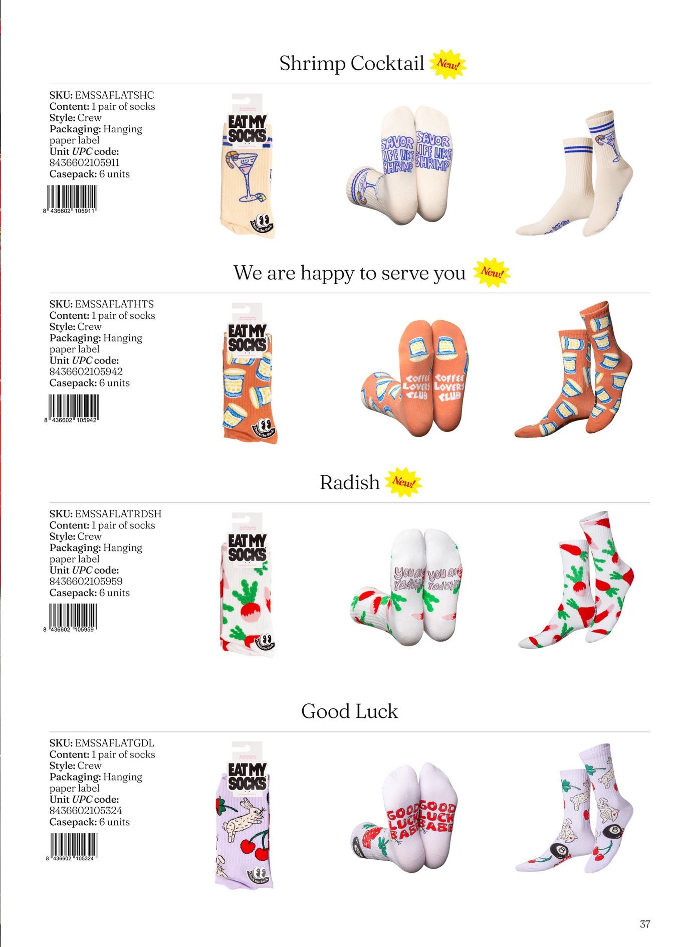 Eat My Socks Spring and Summer Accessories Catalog Weekly Ad January 1 - December 31, 2026