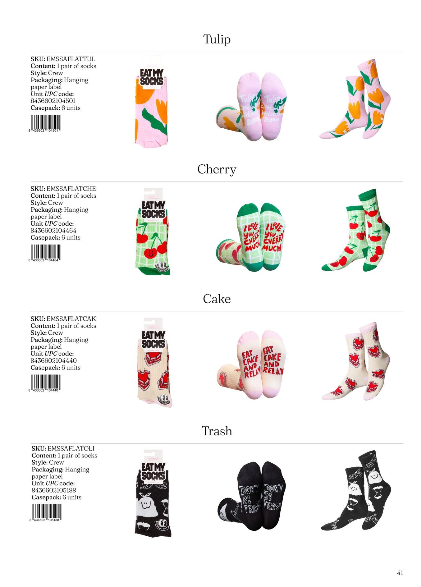 Eat My Socks Spring and Summer Accessories Catalog Weekly Ad January 1 - December 31, 2026