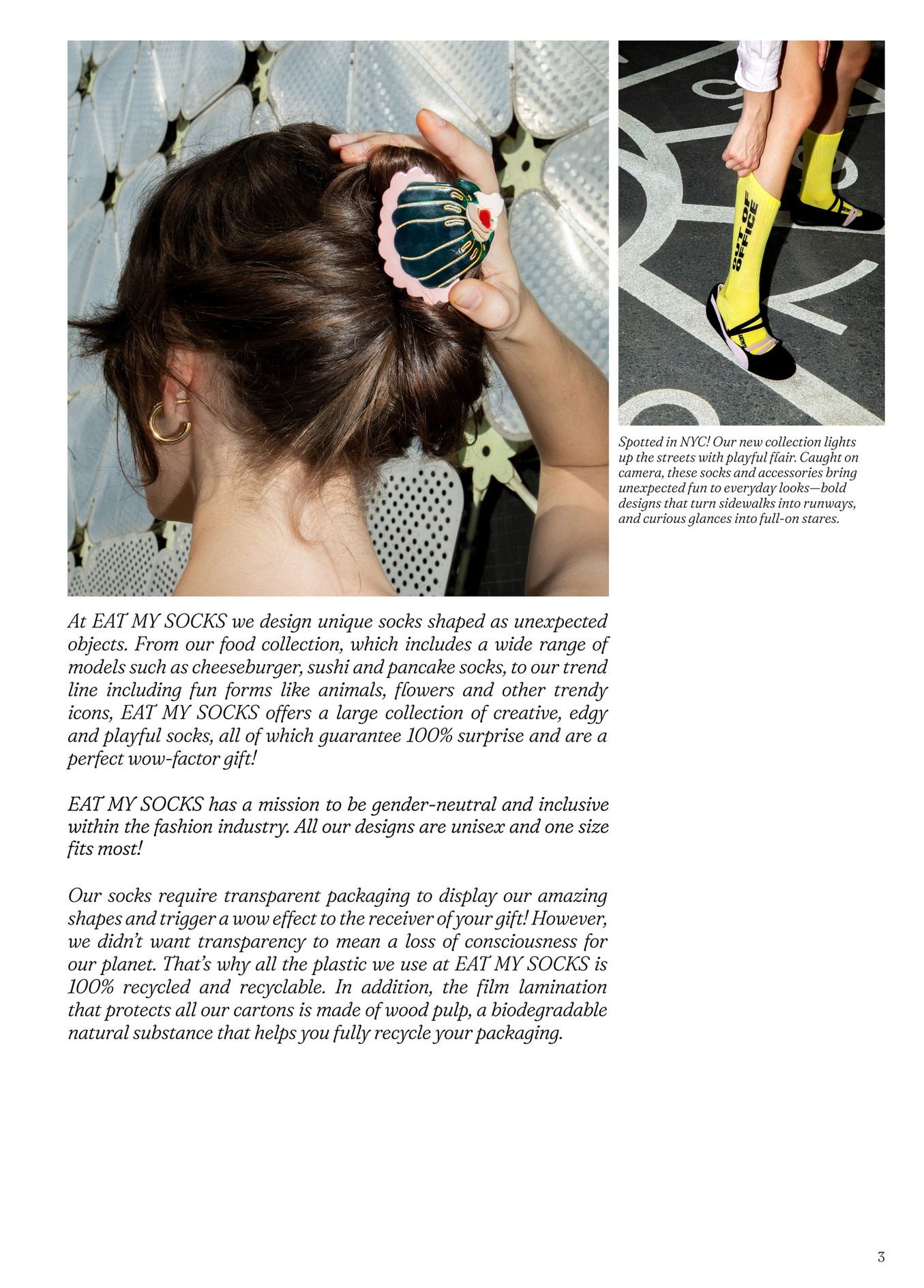 Eat My Socks Spring and Summer Accessories Catalog Weekly Ad January 1 - December 31, 2026