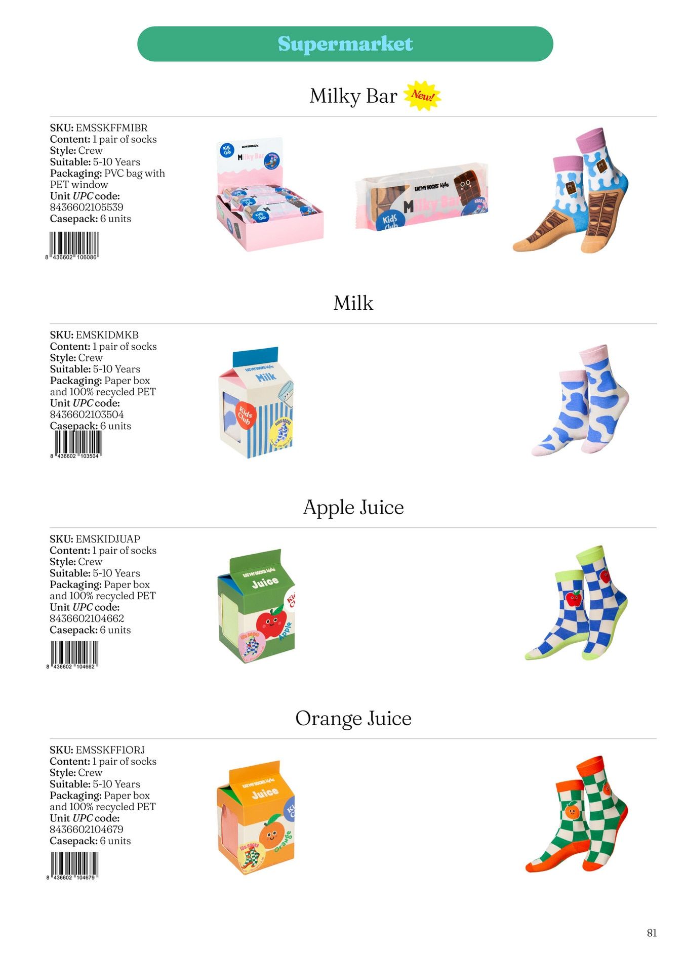Eat My Socks Spring and Summer Accessories Catalog Weekly Ad January 1 - December 31, 2026