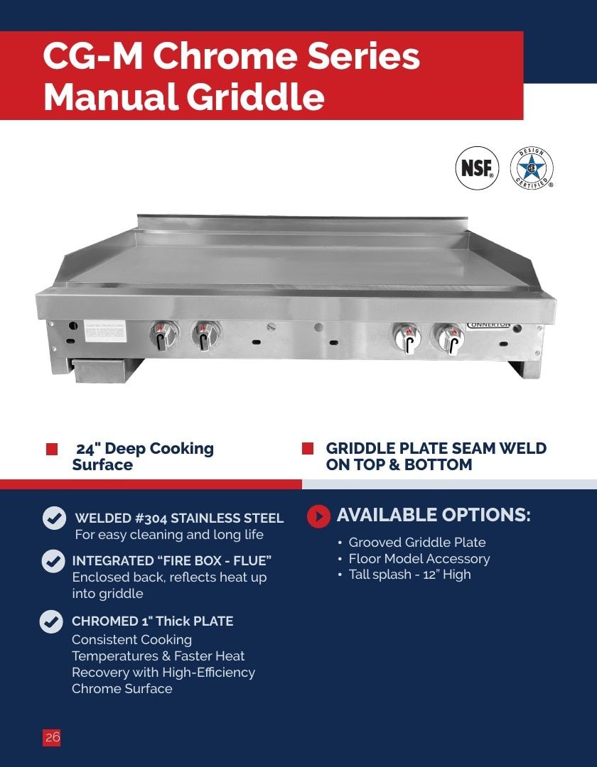 Connerton Commercial Cooking Equipment Catalog Weekly Ad January 1 - December 31, 2026
