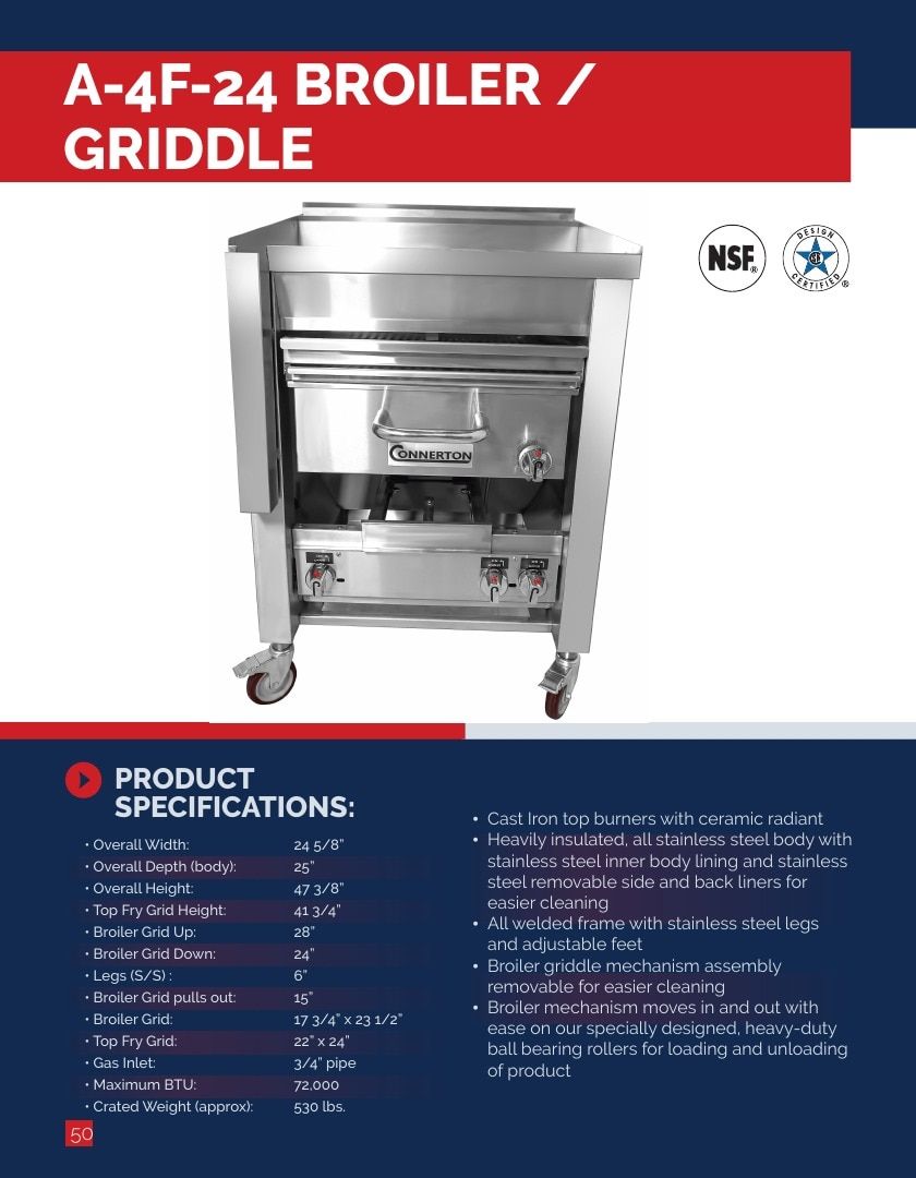 Connerton Commercial Cooking Equipment Catalog Weekly Ad January 1 - December 31, 2026