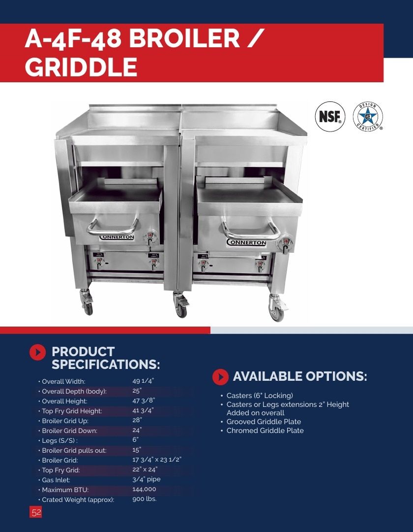 Connerton Commercial Cooking Equipment Catalog Weekly Ad January 1 - December 31, 2026