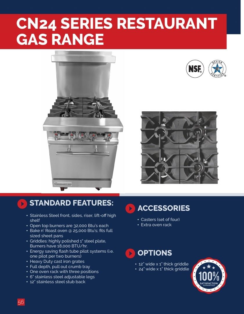 Connerton Commercial Cooking Equipment Catalog Weekly Ad January 1 - December 31, 2026