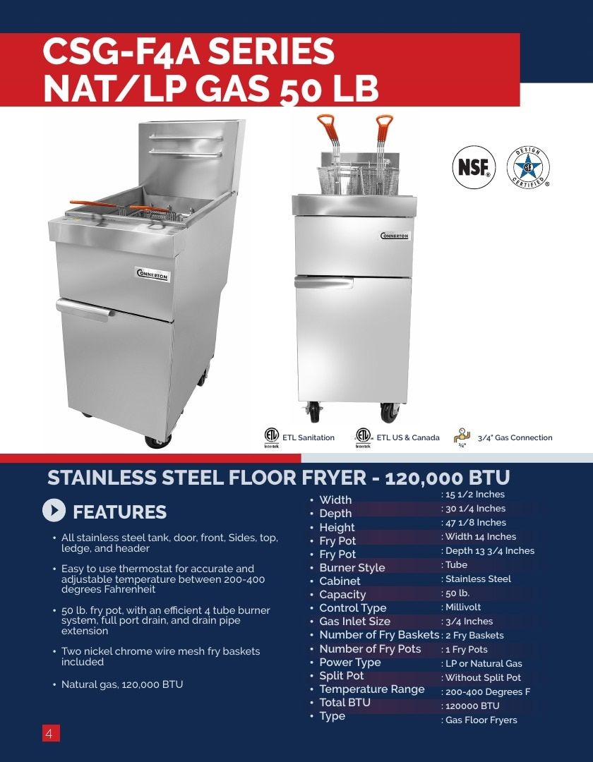 Connerton Commercial Cooking Equipment Catalog Weekly Ad January 1 - December 31, 2026