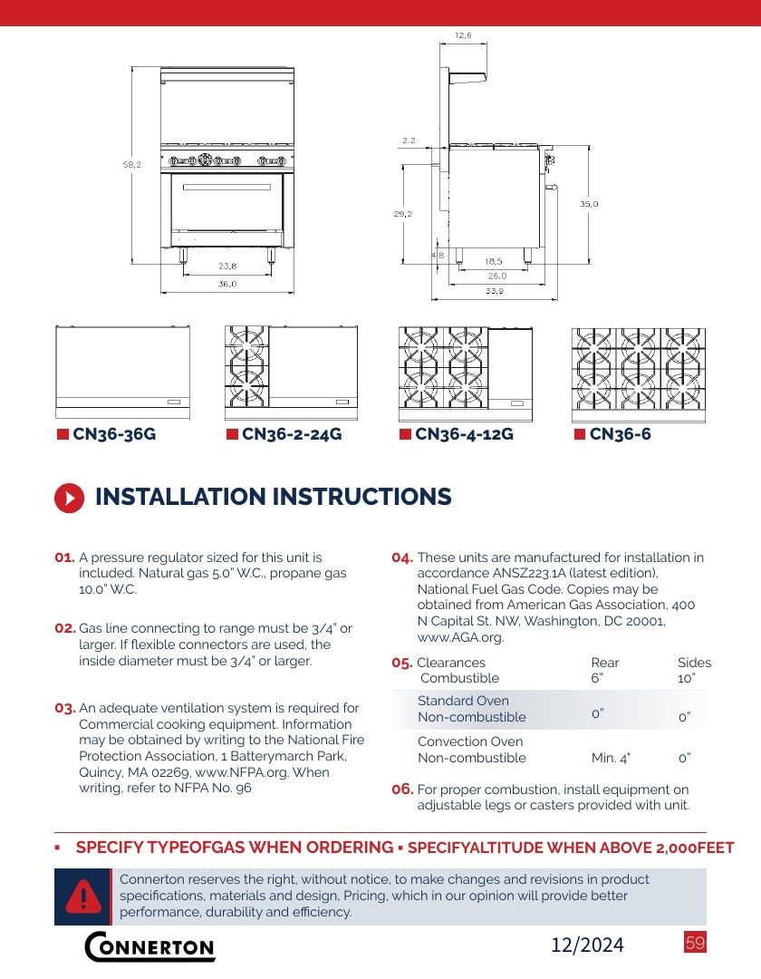 Connerton Commercial Cooking Equipment Catalog Weekly Ad January 1 - December 31, 2026