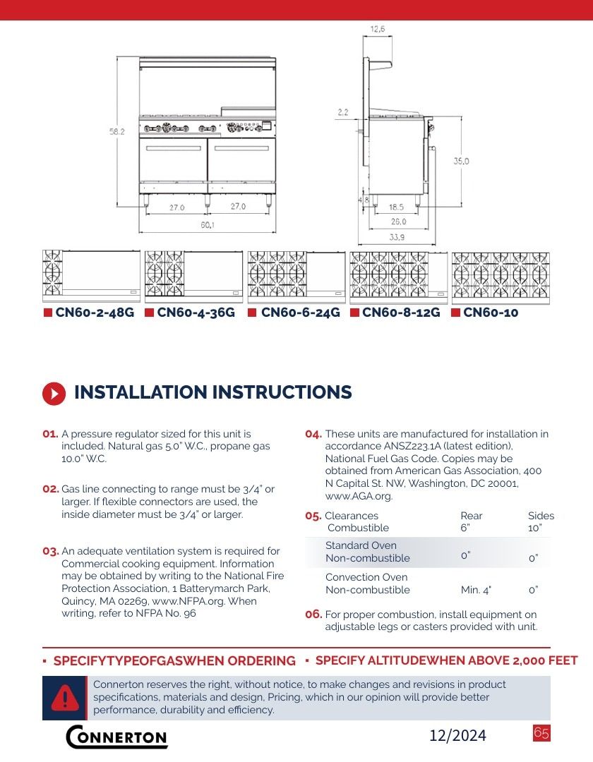 Connerton Commercial Cooking Equipment Catalog Weekly Ad January 1 - December 31, 2026