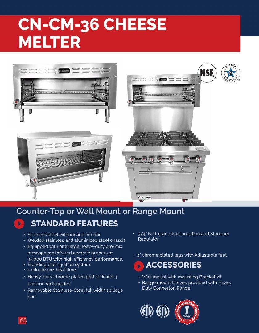 Connerton Commercial Cooking Equipment Catalog Weekly Ad January 1 - December 31, 2026