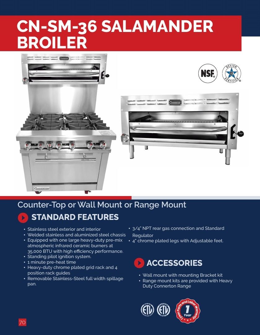 Connerton Commercial Cooking Equipment Catalog Weekly Ad January 1 - December 31, 2026
