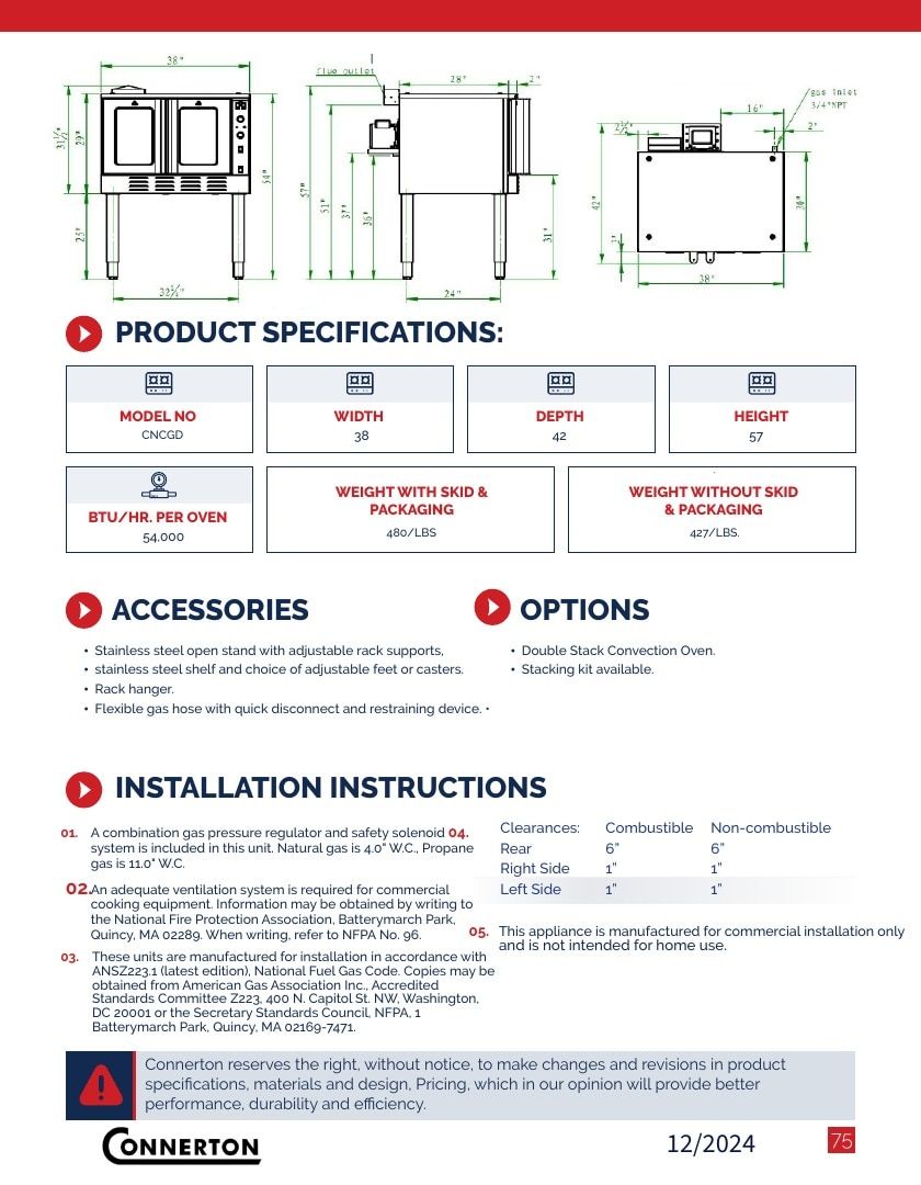 Connerton Commercial Cooking Equipment Catalog Weekly Ad January 1 - December 31, 2026