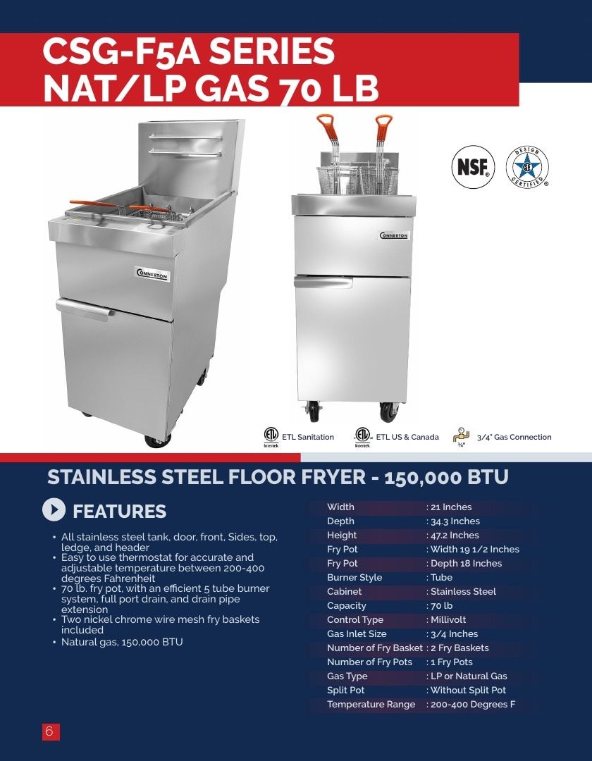 Connerton Commercial Cooking Equipment Catalog Weekly Ad January 1 - December 31, 2026