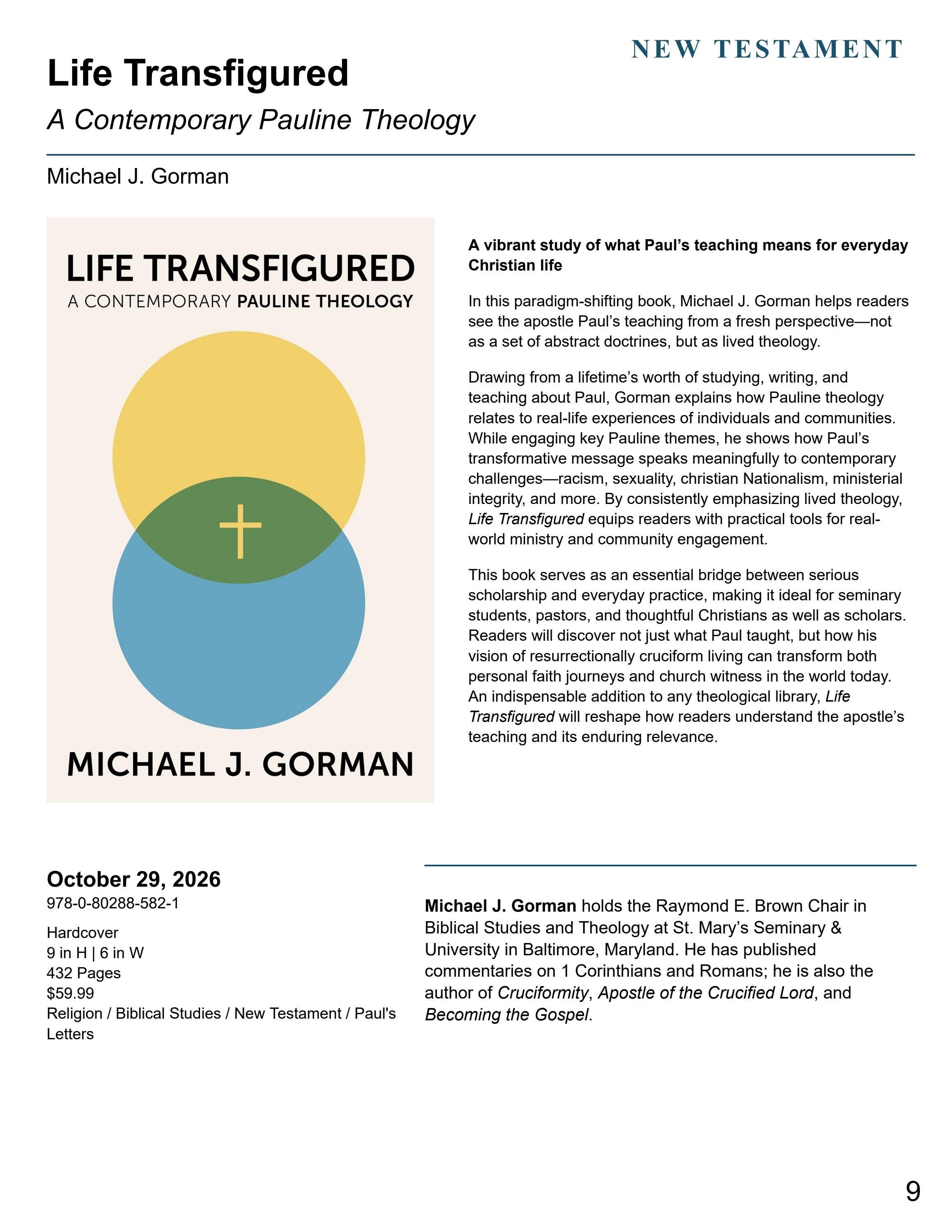 Eerdmans Publishing Fall and Winter Books Catalog Weekly Ad January 1 - December 31, 2026