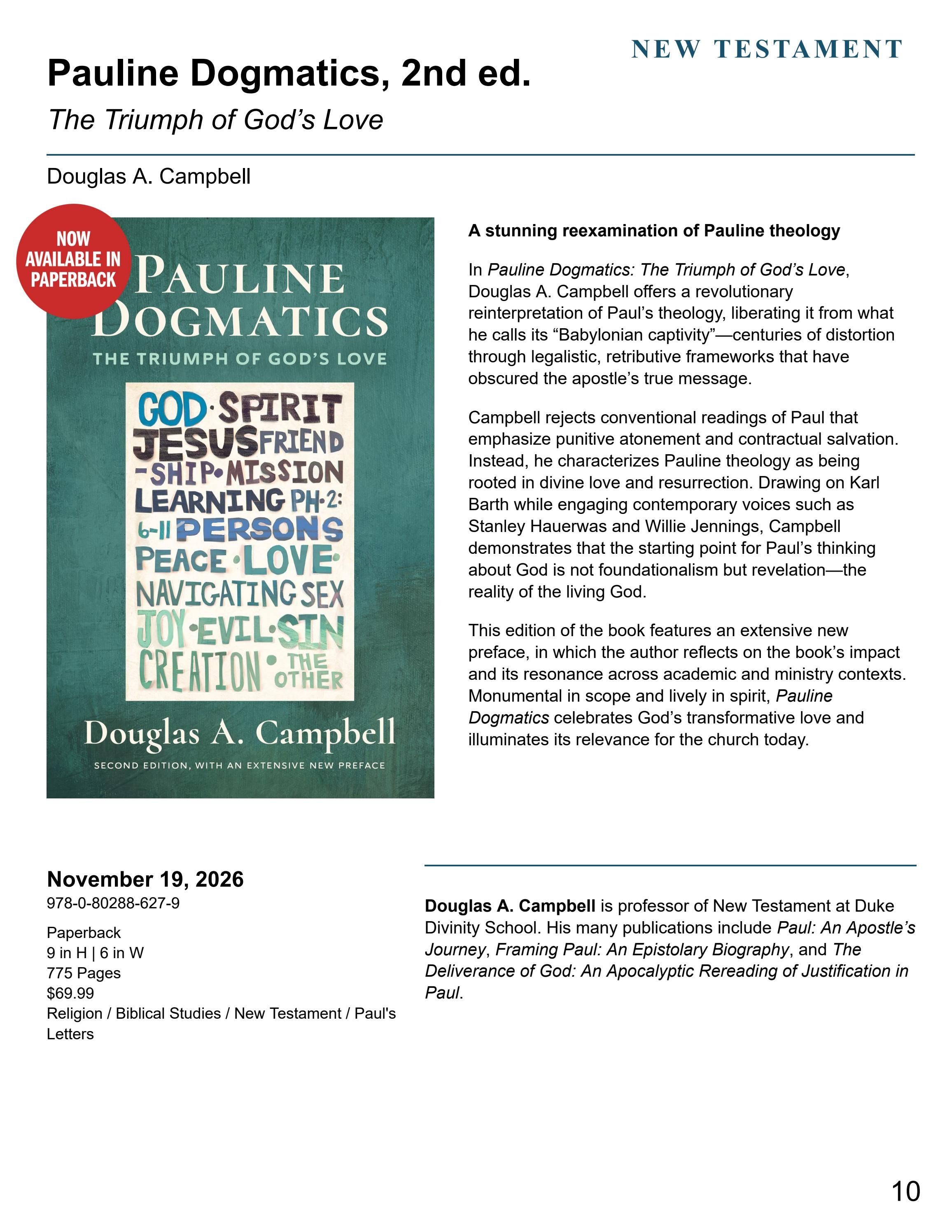 Eerdmans Publishing Fall and Winter Books Catalog Weekly Ad January 1 - December 31, 2026