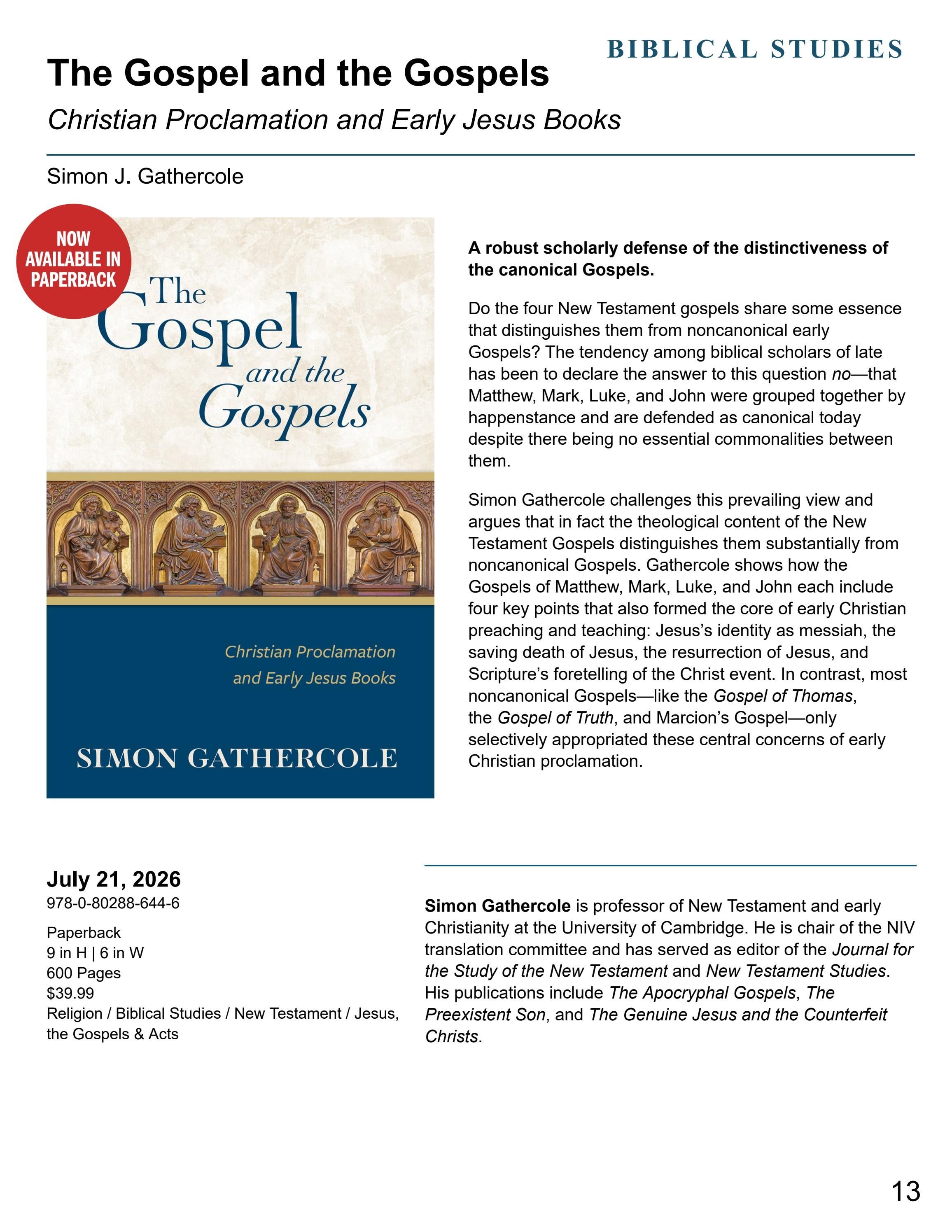 Eerdmans Publishing Fall and Winter Books Catalog Weekly Ad January 1 - December 31, 2026