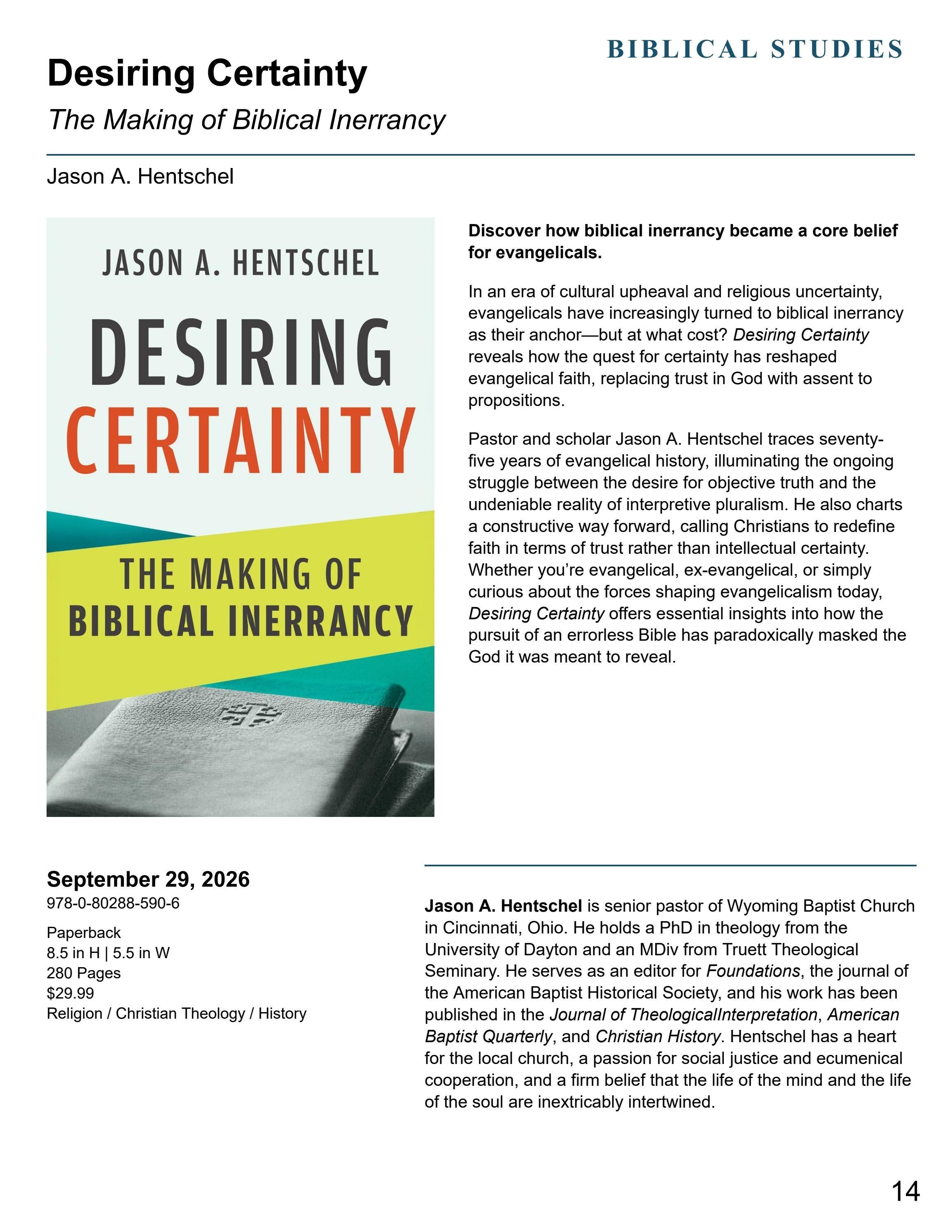 Eerdmans Publishing Fall and Winter Books Catalog Weekly Ad January 1 - December 31, 2026