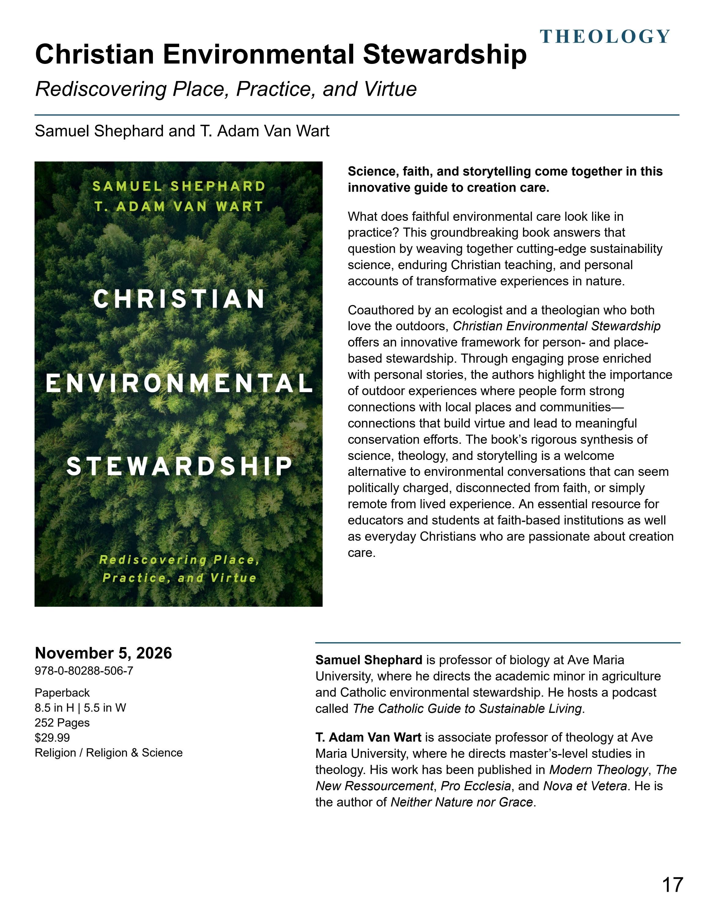 Eerdmans Publishing Fall and Winter Books Catalog Weekly Ad January 1 - December 31, 2026