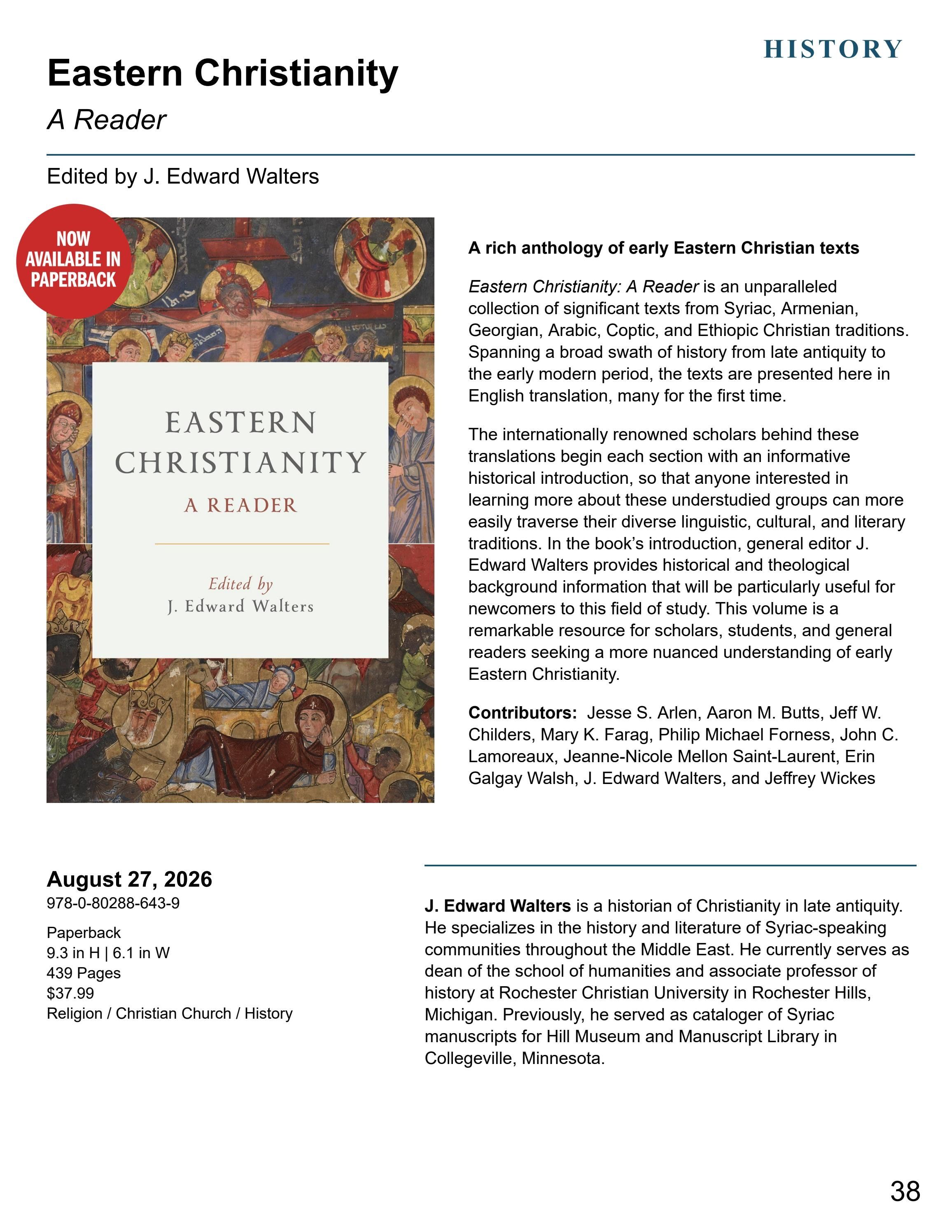 Eerdmans Publishing Fall and Winter Books Catalog Weekly Ad January 1 - December 31, 2026