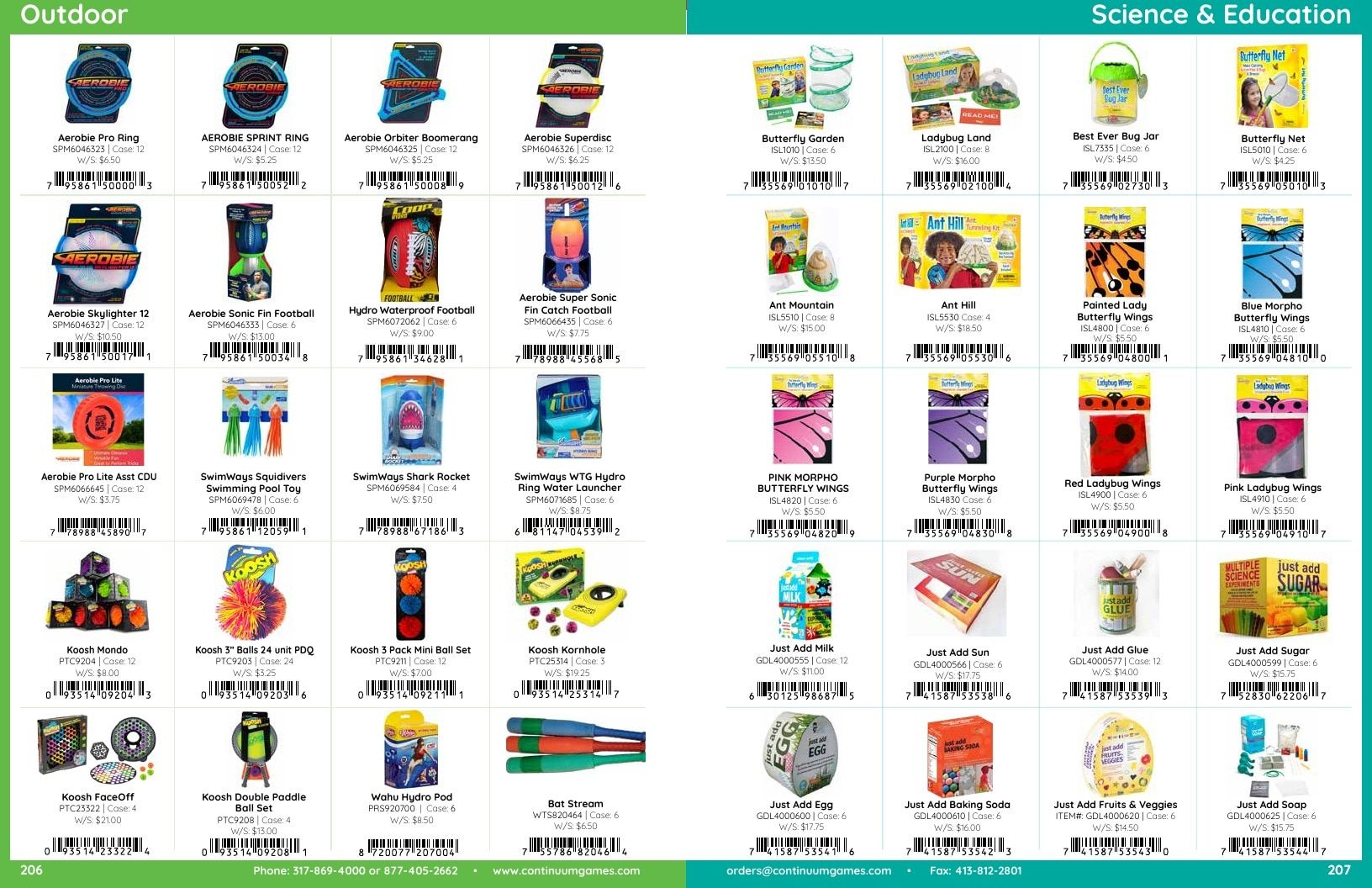 Continuum Games Annual Games Catalog Weekly Ad January 1 - December 31, 2026