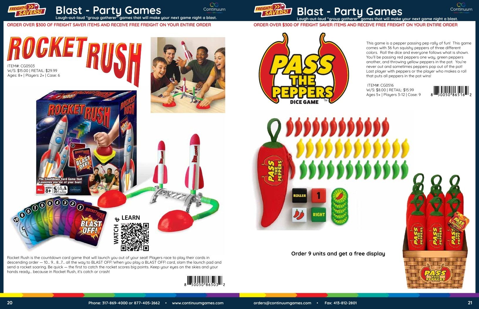 Continuum Games Annual Games Catalog Weekly Ad January 1 - December 31, 2026
