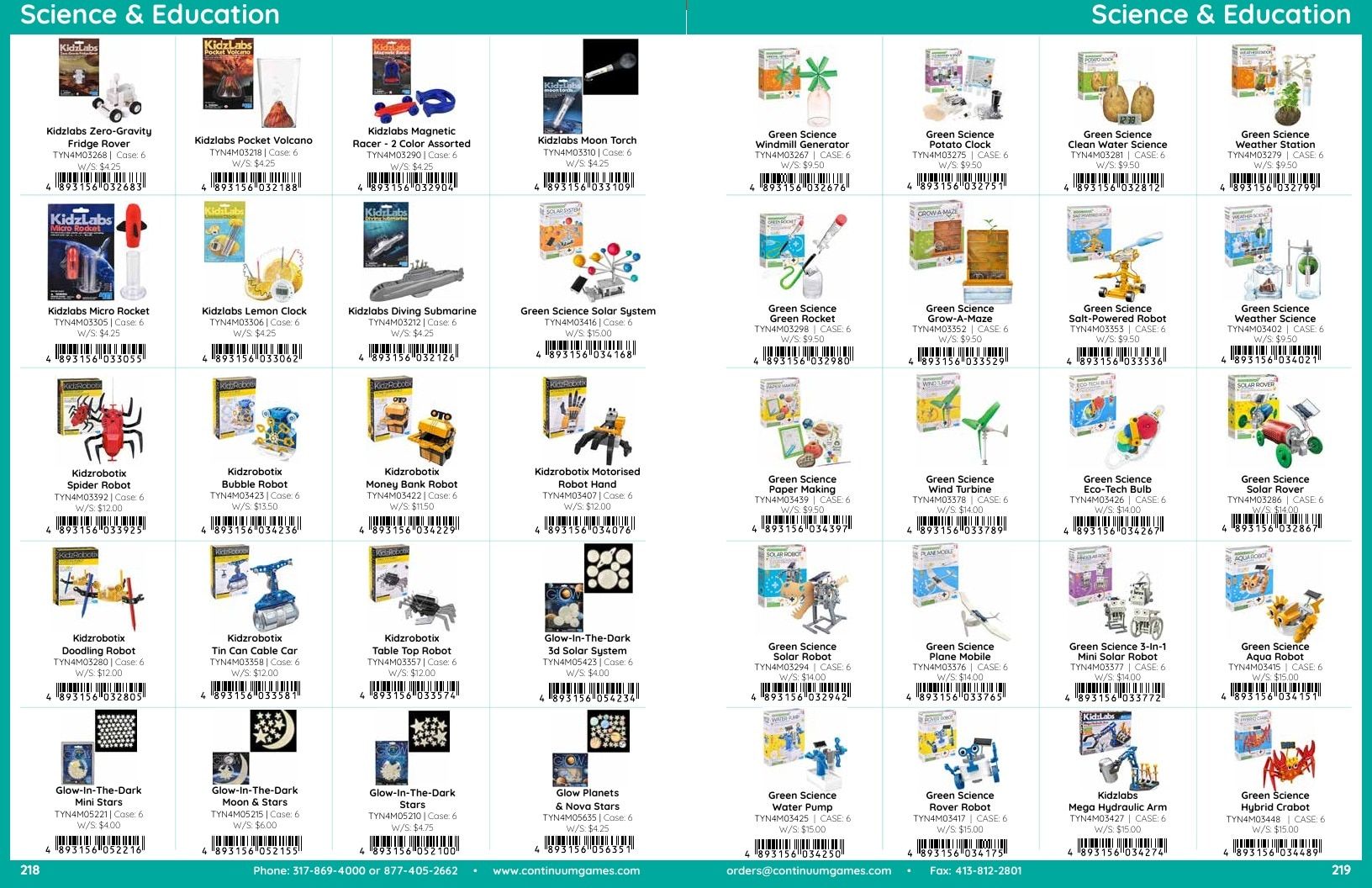 Continuum Games Annual Games Catalog Weekly Ad January 1 - December 31, 2026