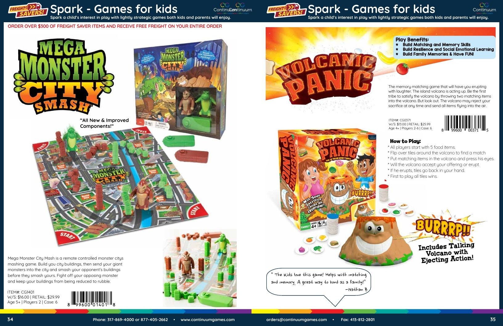 Continuum Games Annual Games Catalog Weekly Ad January 1 - December 31, 2026