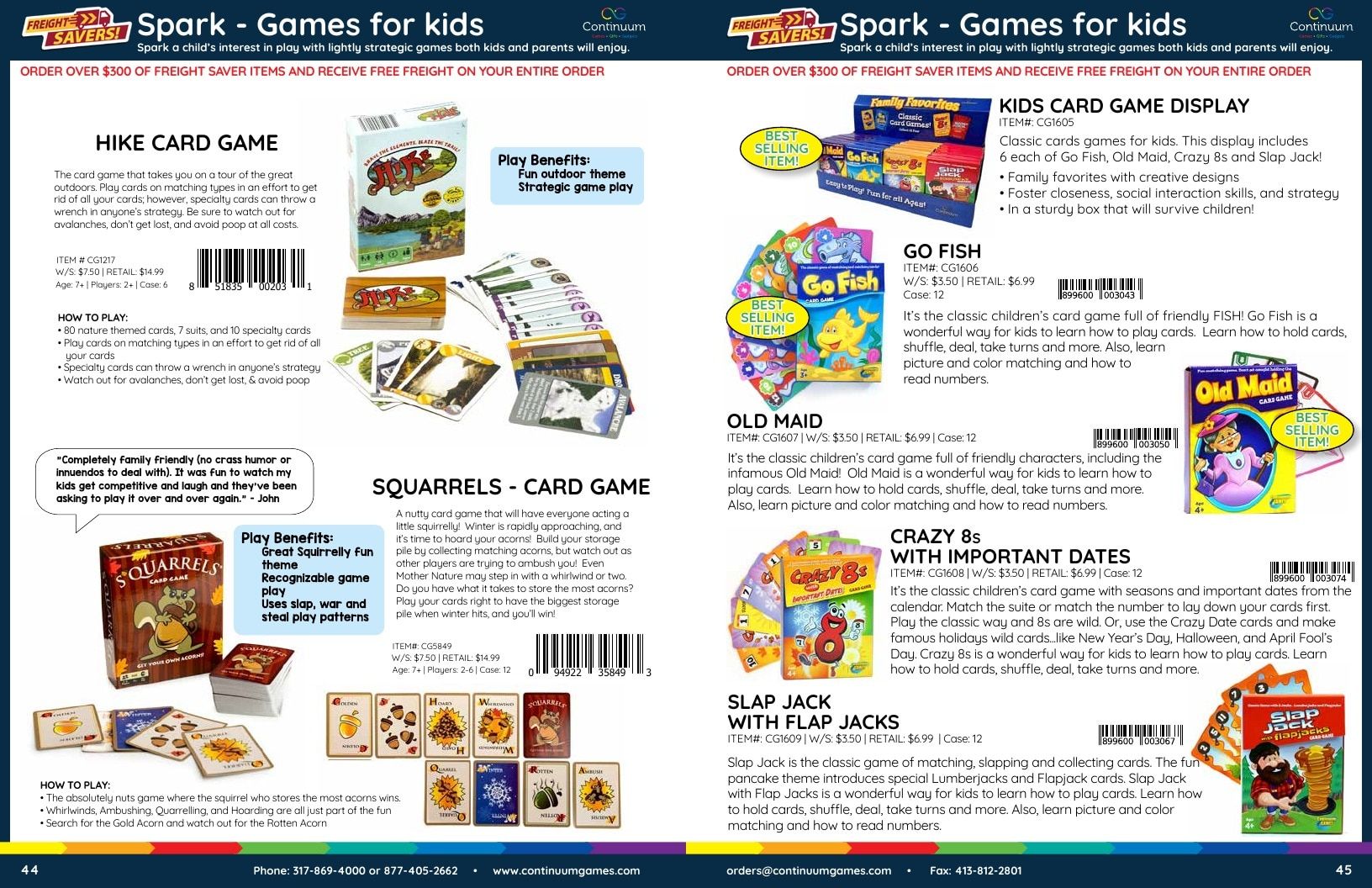 Continuum Games Annual Games Catalog Weekly Ad January 1 - December 31, 2026