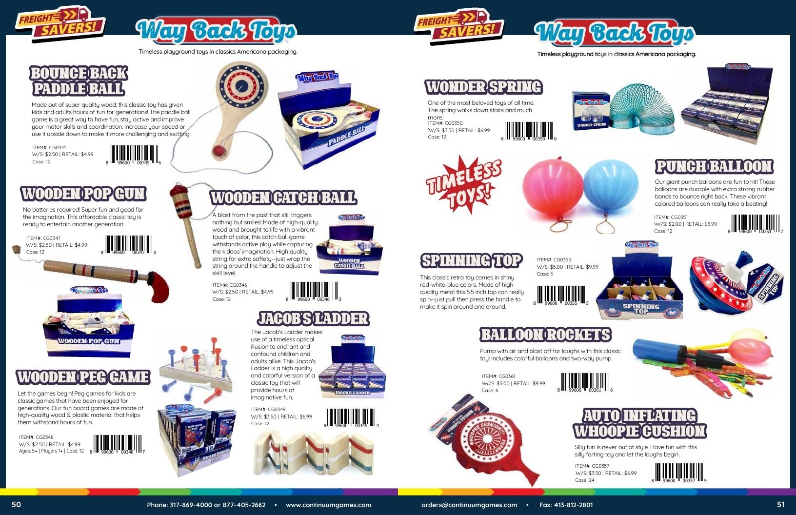 Continuum Games Annual Games Catalog Weekly Ad January 1 - December 31, 2026
