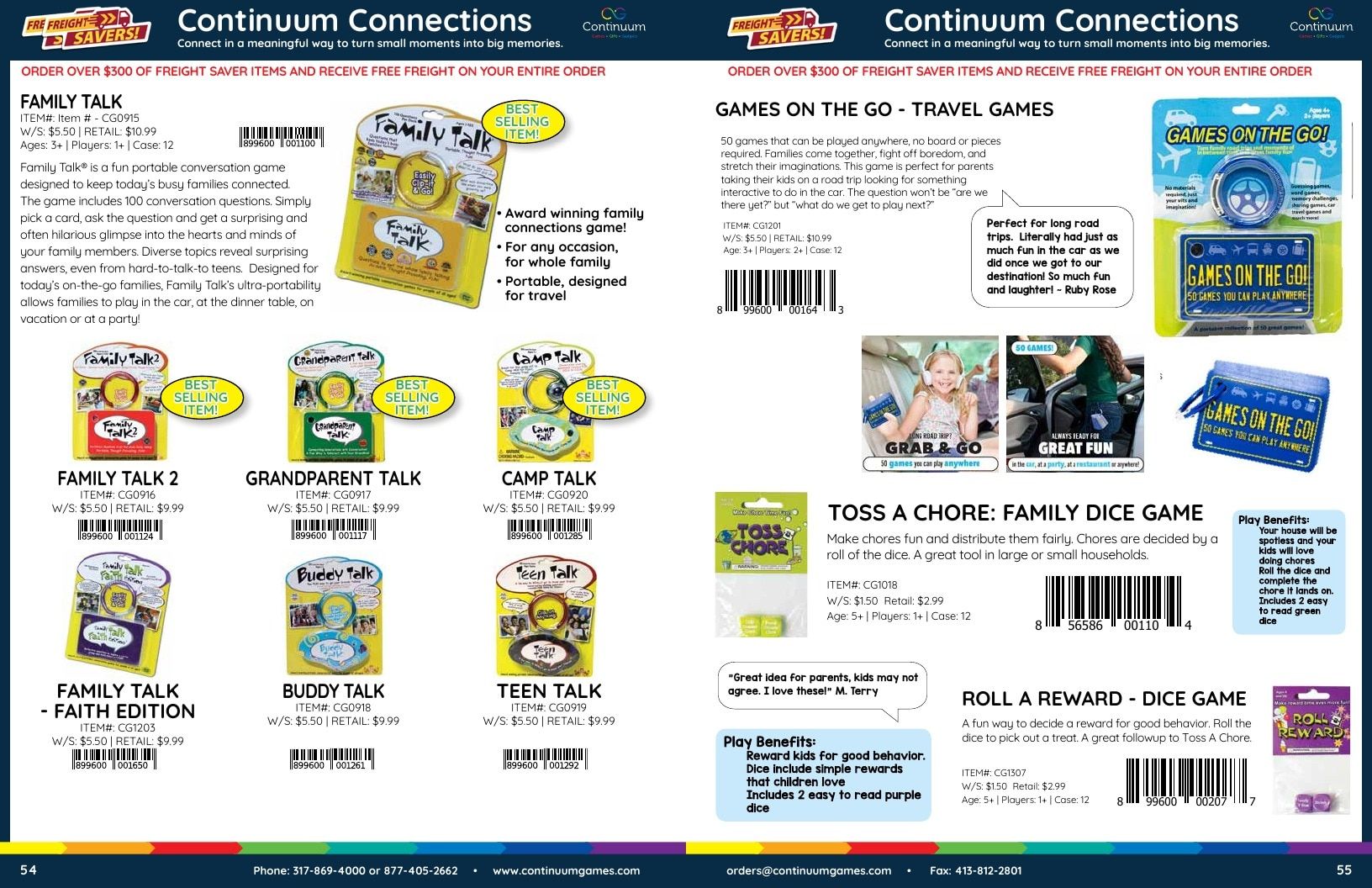Continuum Games Annual Games Catalog Weekly Ad January 1 - December 31, 2026