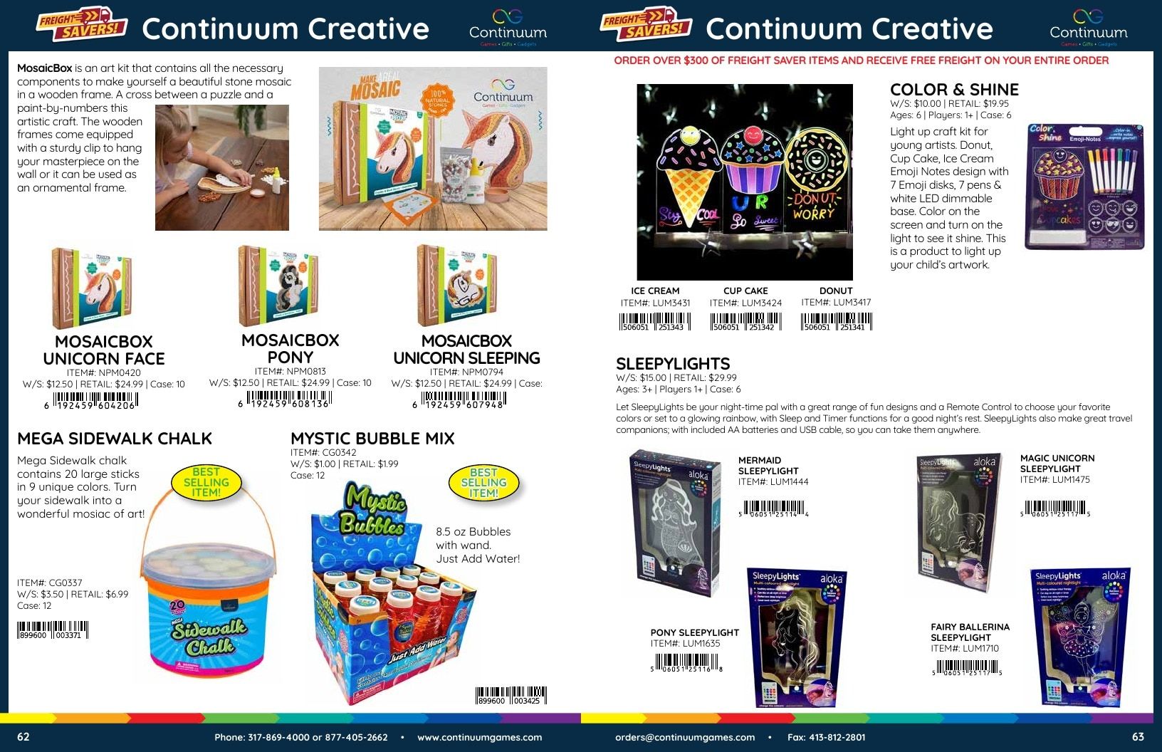 Continuum Games Annual Games Catalog Weekly Ad January 1 - December 31, 2026