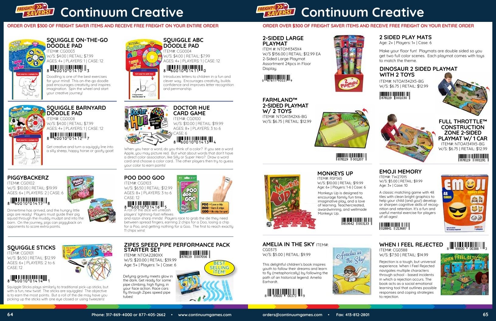 Continuum Games Annual Games Catalog Weekly Ad January 1 - December 31, 2026