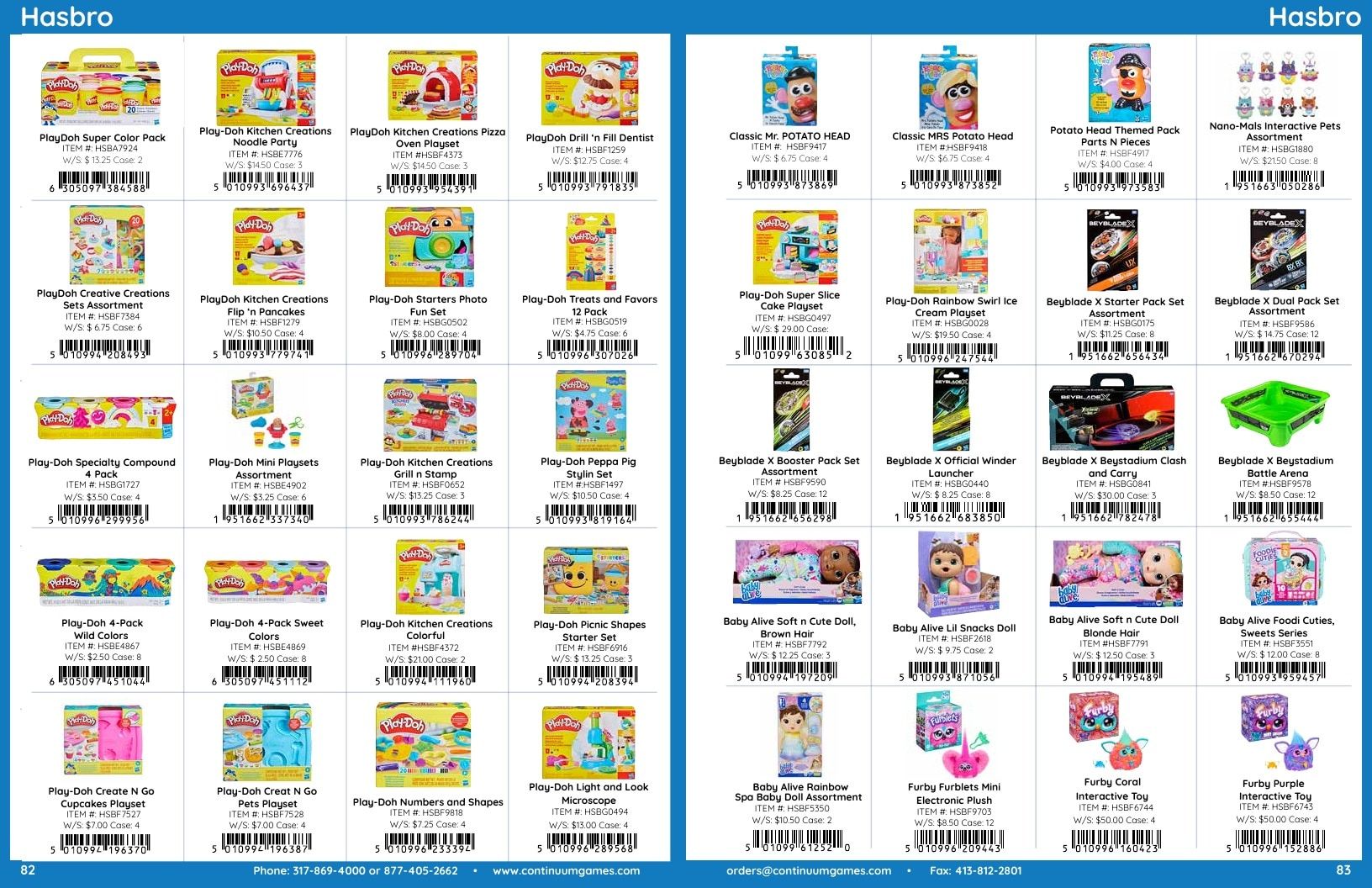 Continuum Games Annual Games Catalog Weekly Ad January 1 - December 31, 2026