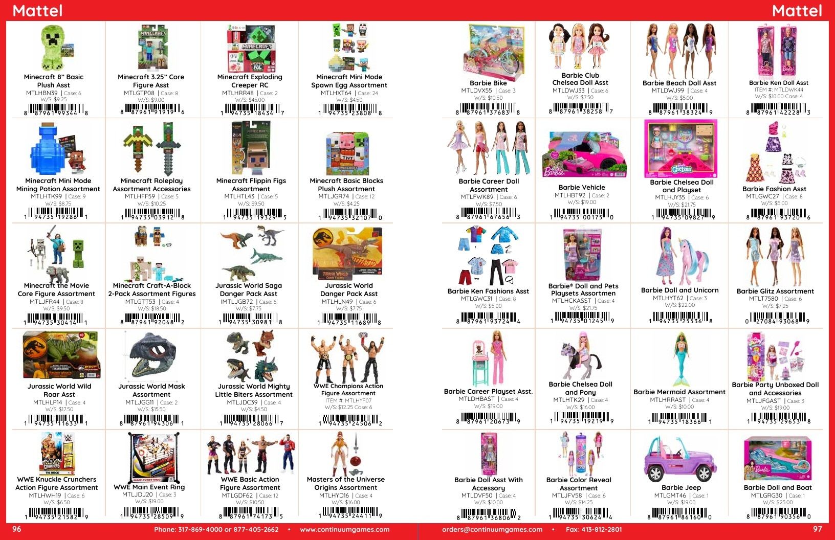 Continuum Games Annual Games Catalog Weekly Ad January 1 - December 31, 2026