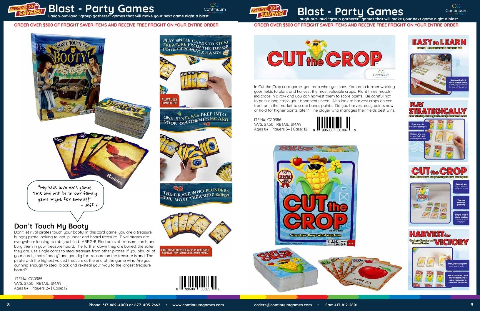 Continuum Games Annual Games Catalog Weekly Ad January 1 - December 31, 2026
