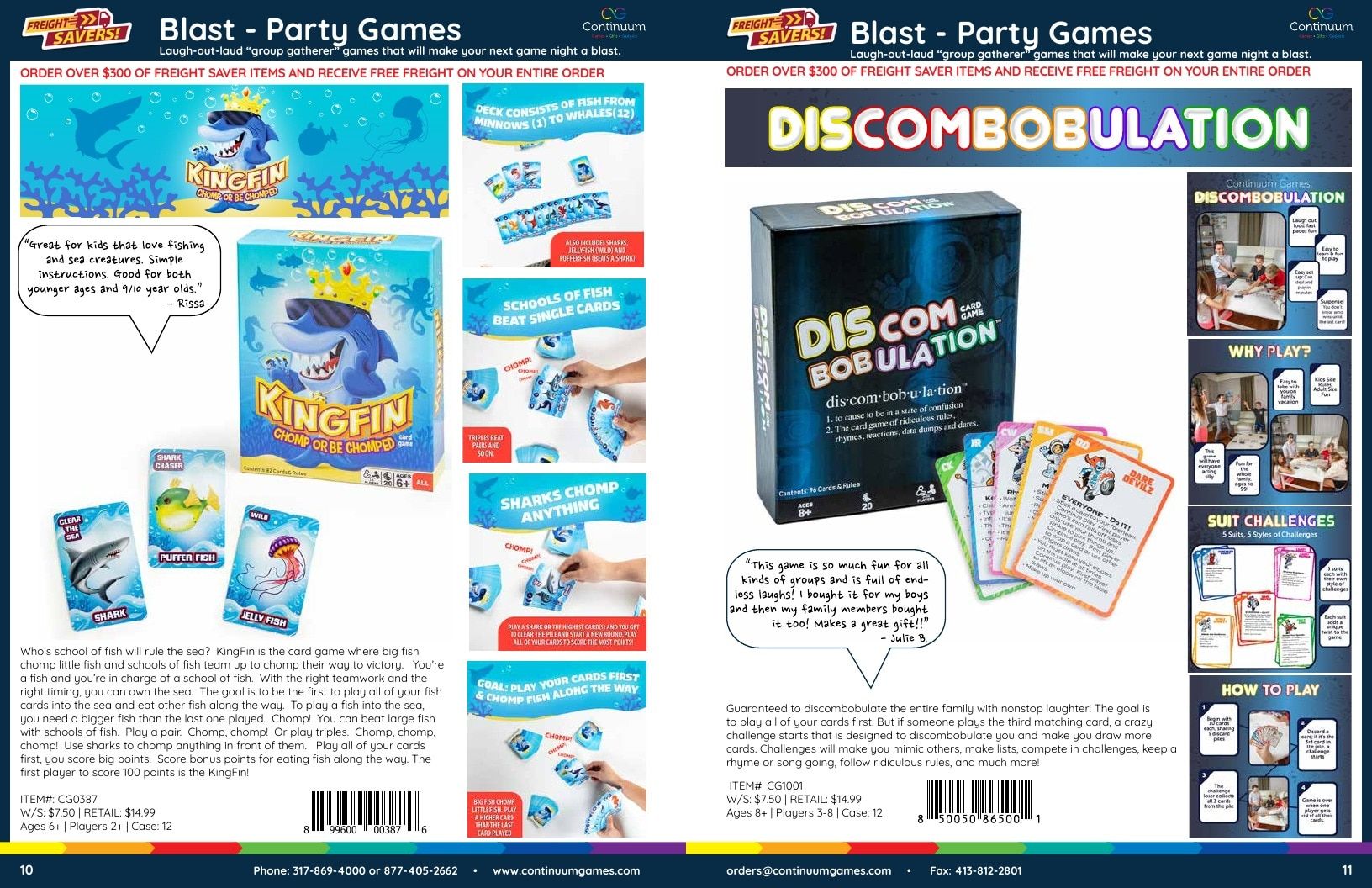 Continuum Games Annual Games Catalog Weekly Ad January 1 - December 31, 2026