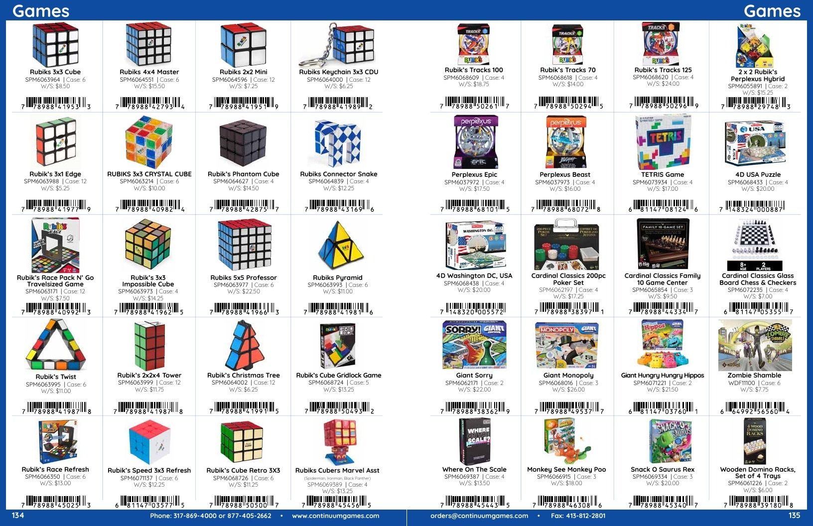 Continuum Games Annual Games Catalog Weekly Ad January 1 - December 31, 2026