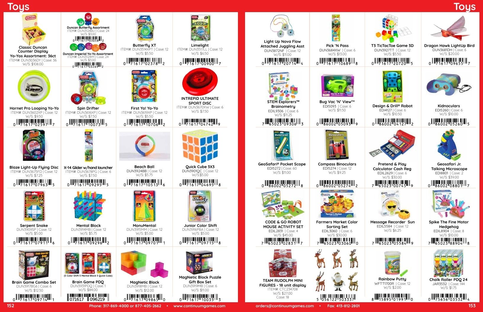 Continuum Games Annual Games Catalog Weekly Ad January 1 - December 31, 2026
