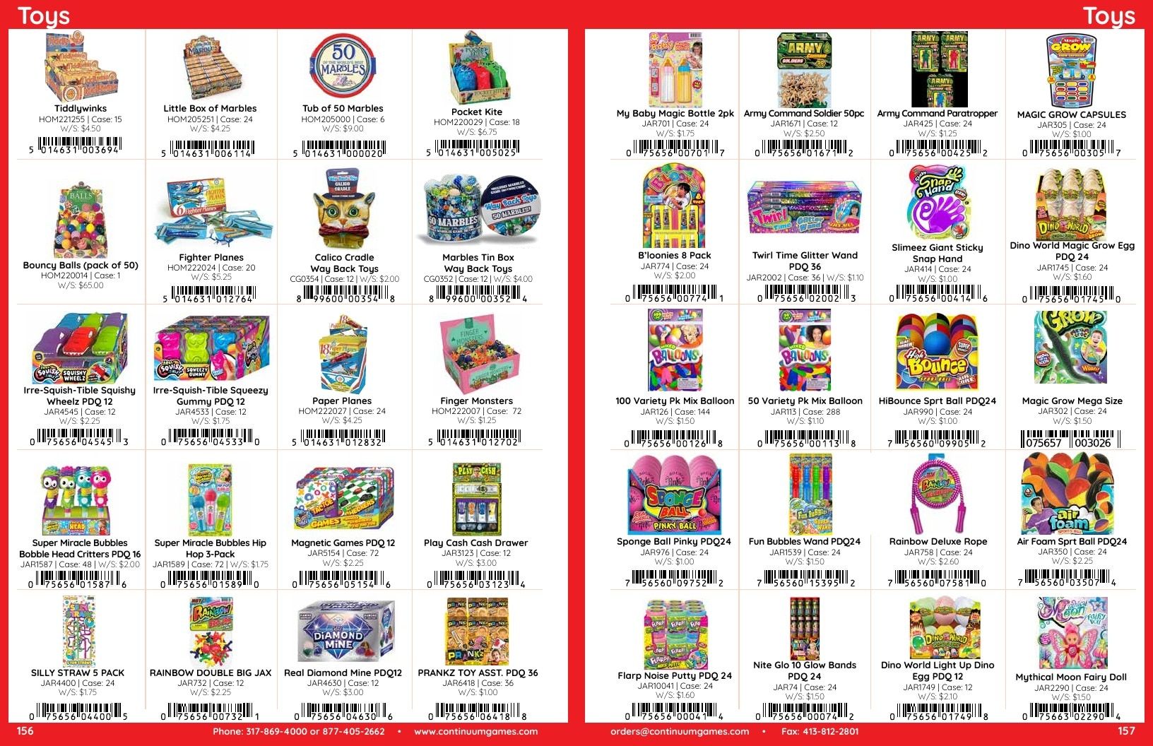 Continuum Games Annual Games Catalog Weekly Ad January 1 - December 31, 2026