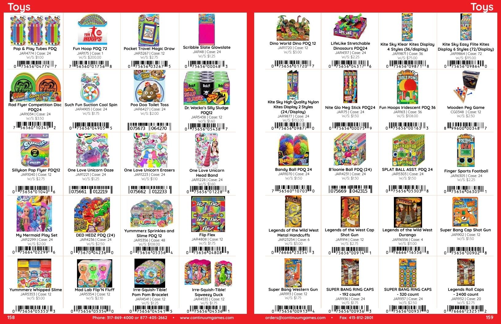 Continuum Games Annual Games Catalog Weekly Ad January 1 - December 31, 2026