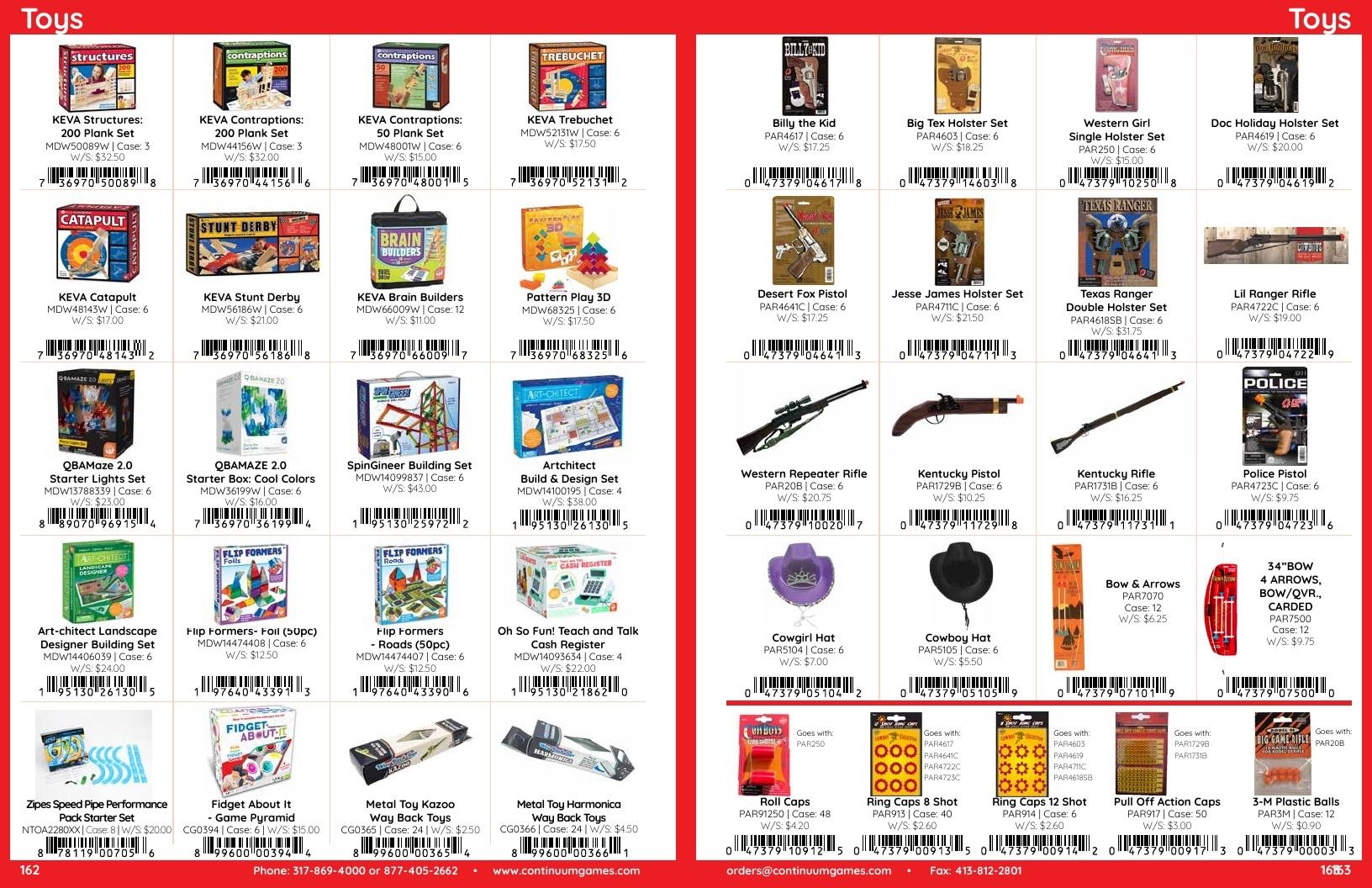 Continuum Games Annual Games Catalog Weekly Ad January 1 - December 31, 2026