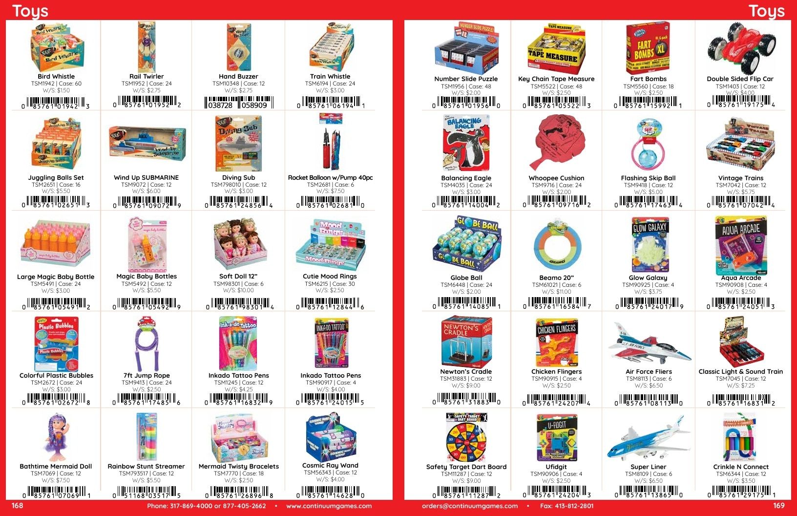 Continuum Games Annual Games Catalog Weekly Ad January 1 - December 31, 2026