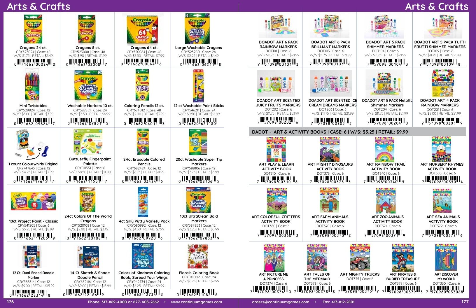 Continuum Games Annual Games Catalog Weekly Ad January 1 - December 31, 2026