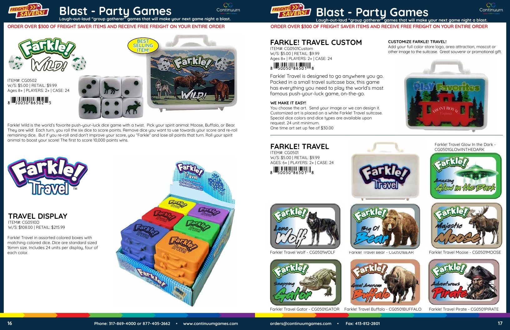 Continuum Games Annual Games Catalog Weekly Ad January 1 - December 31, 2026