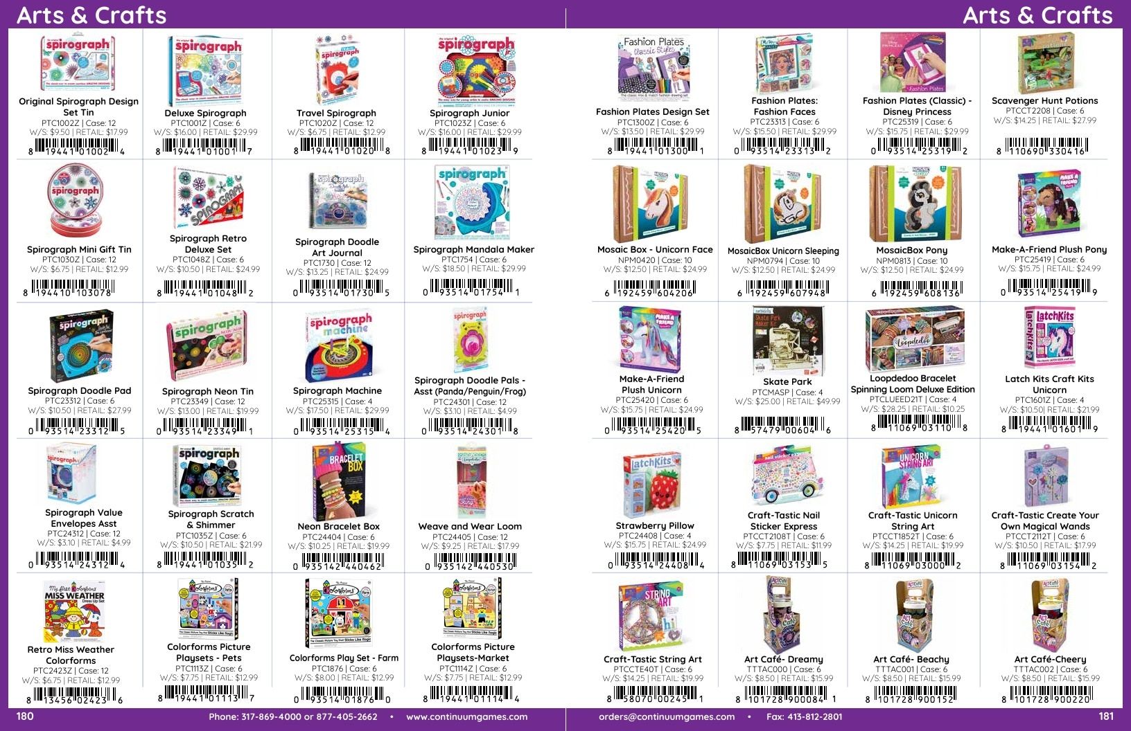 Continuum Games Annual Games Catalog Weekly Ad January 1 - December 31, 2026