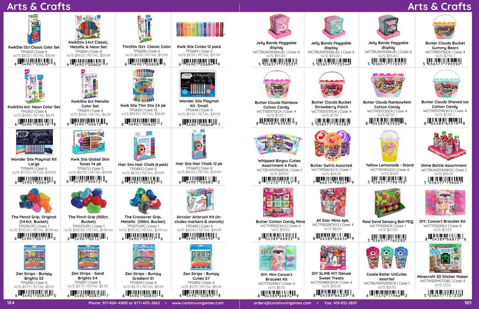 Continuum Games Annual Games Catalog Weekly Ad January 1 - December 31, 2026