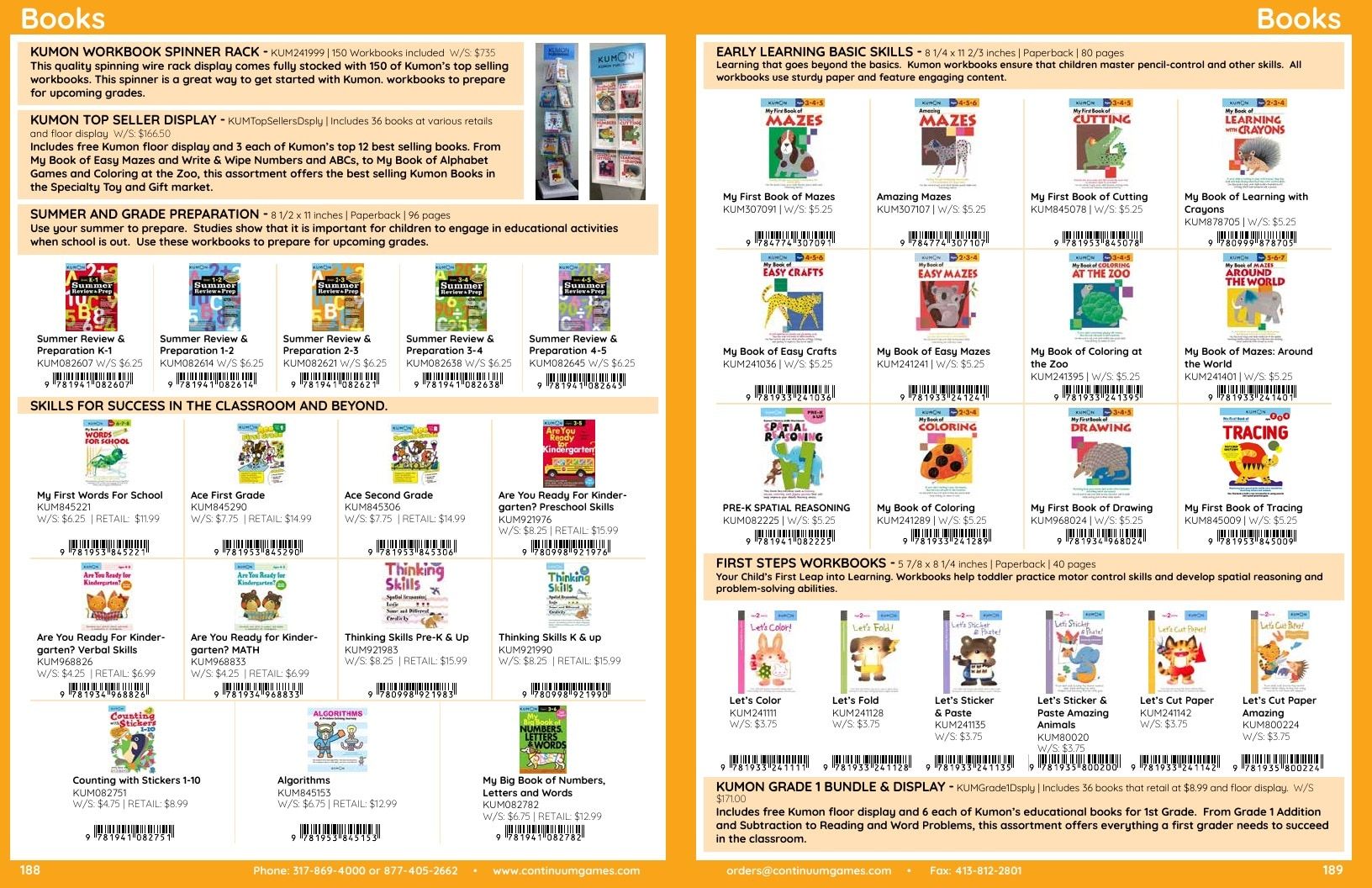 Continuum Games Annual Games Catalog Weekly Ad January 1 - December 31, 2026