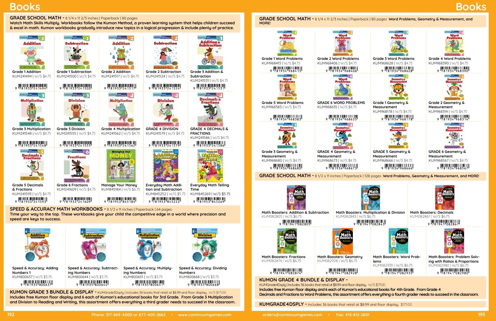 Continuum Games Annual Games Catalog Weekly Ad January 1 - December 31, 2026