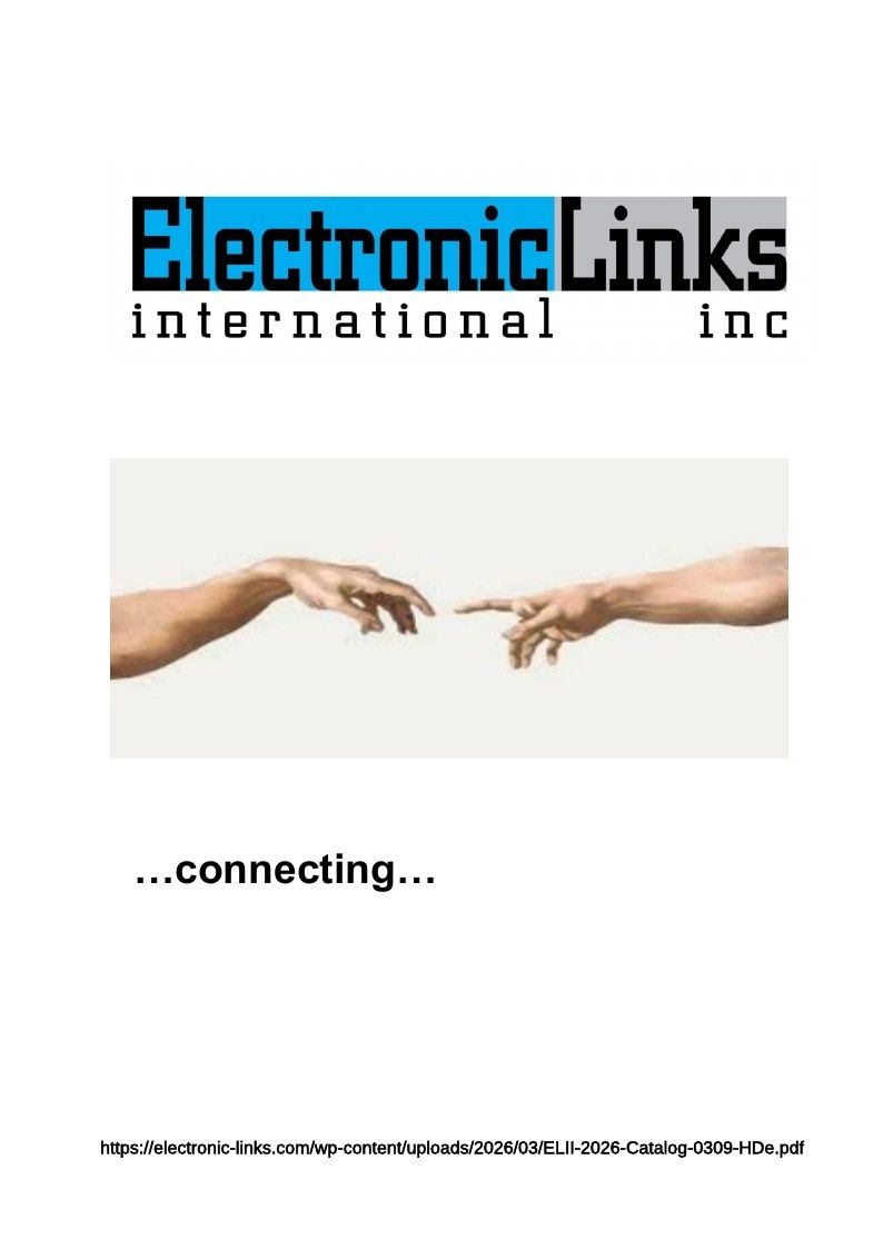 Electronic Links International Electronics Catalog Weekly Ad January 1 - December 31, 2026