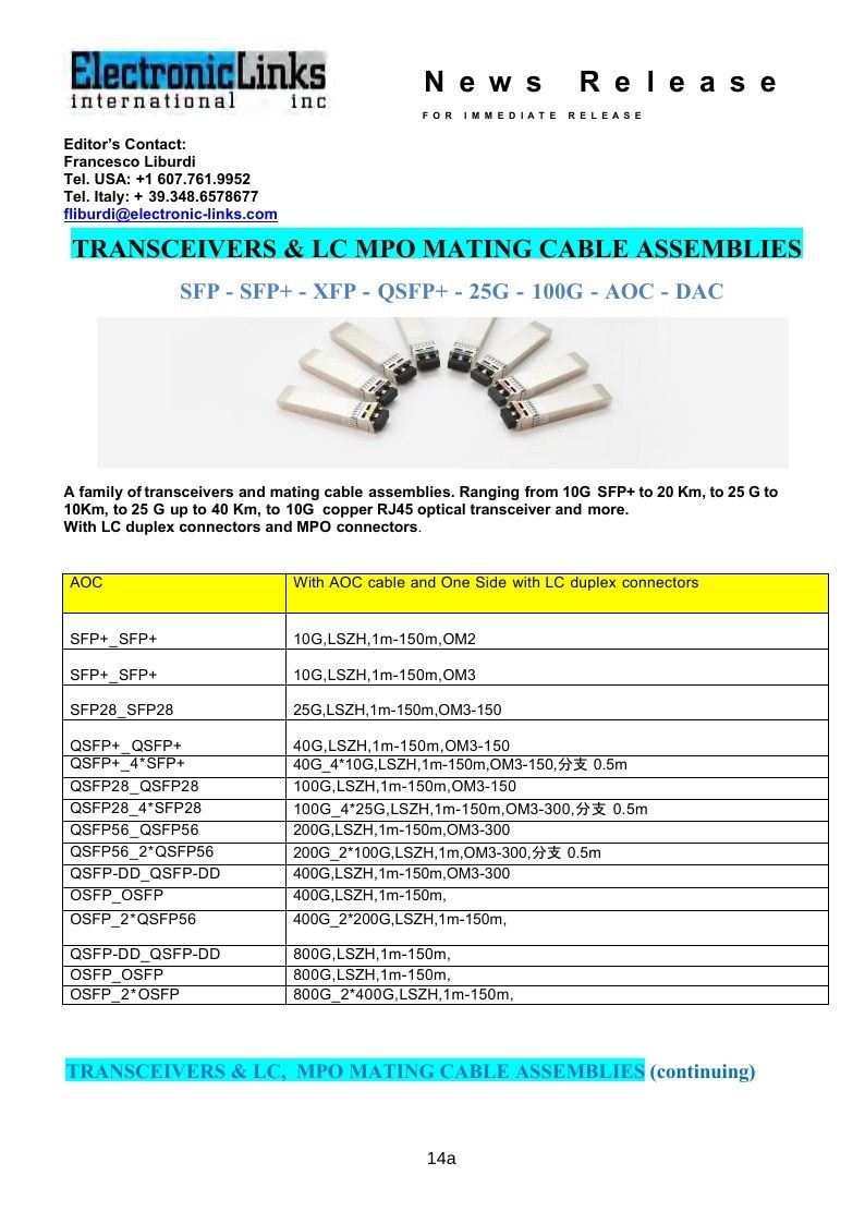 Electronic Links International Electronics Catalog Weekly Ad January 1 - December 31, 2026