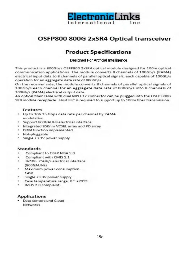 Electronic Links International Electronics Catalog Weekly Ad January 1 - December 31, 2026