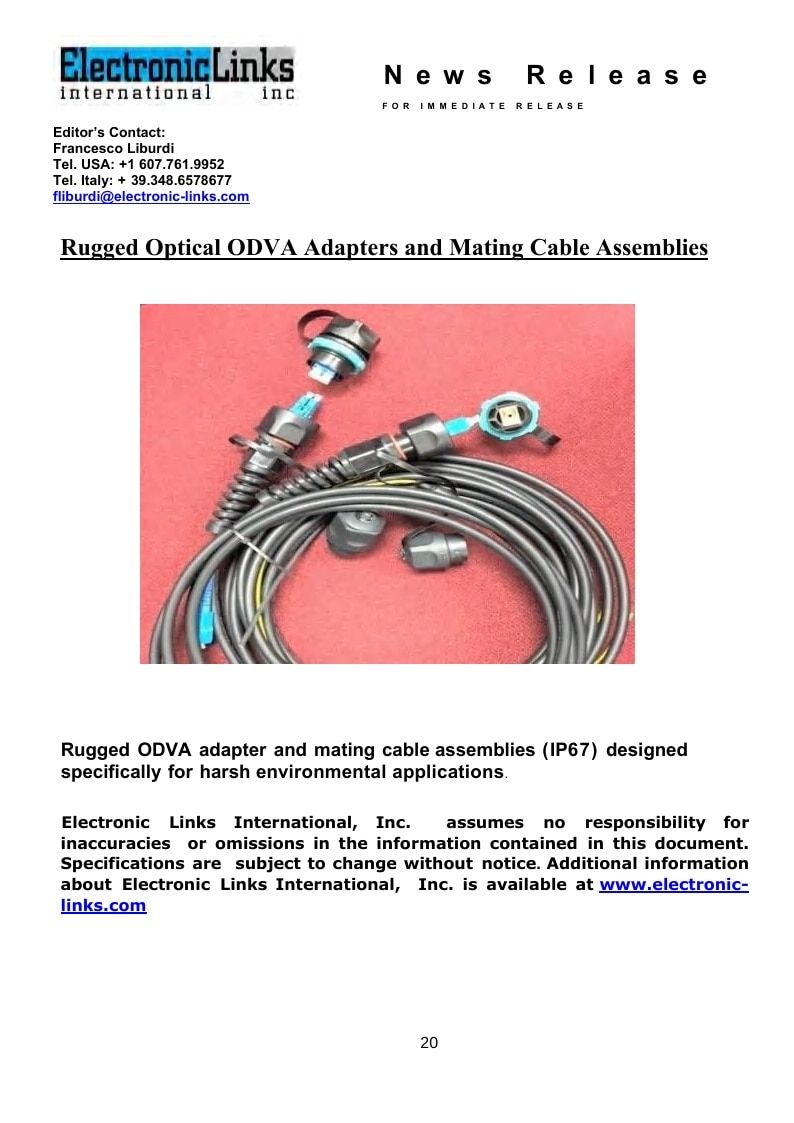 Electronic Links International Electronics Catalog Weekly Ad January 1 - December 31, 2026